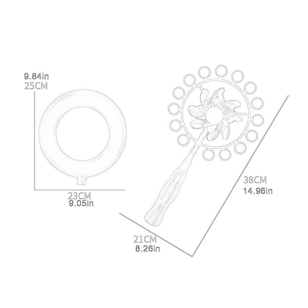 Twee-In-een Kinderen Speelgoed Bubble Stok Windmolen Draagbare Kinderen Bubble Wand Buiten Activiteit Bubble Concentraat Speelgoed Voor meisjes Jongens