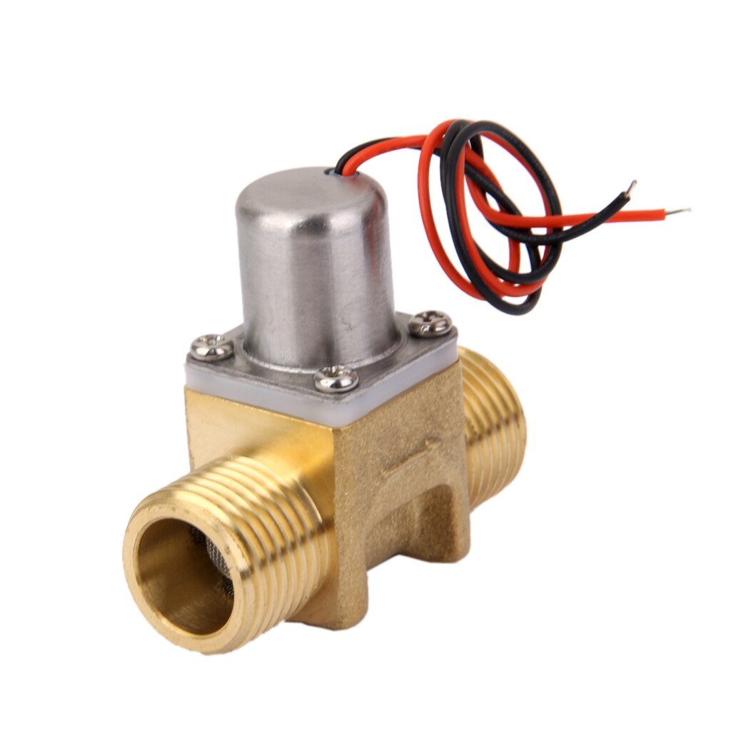 Toilet Closestool 20mm Male Thread Bi-stable Pulse Solenoid Valve DC 3.6V
