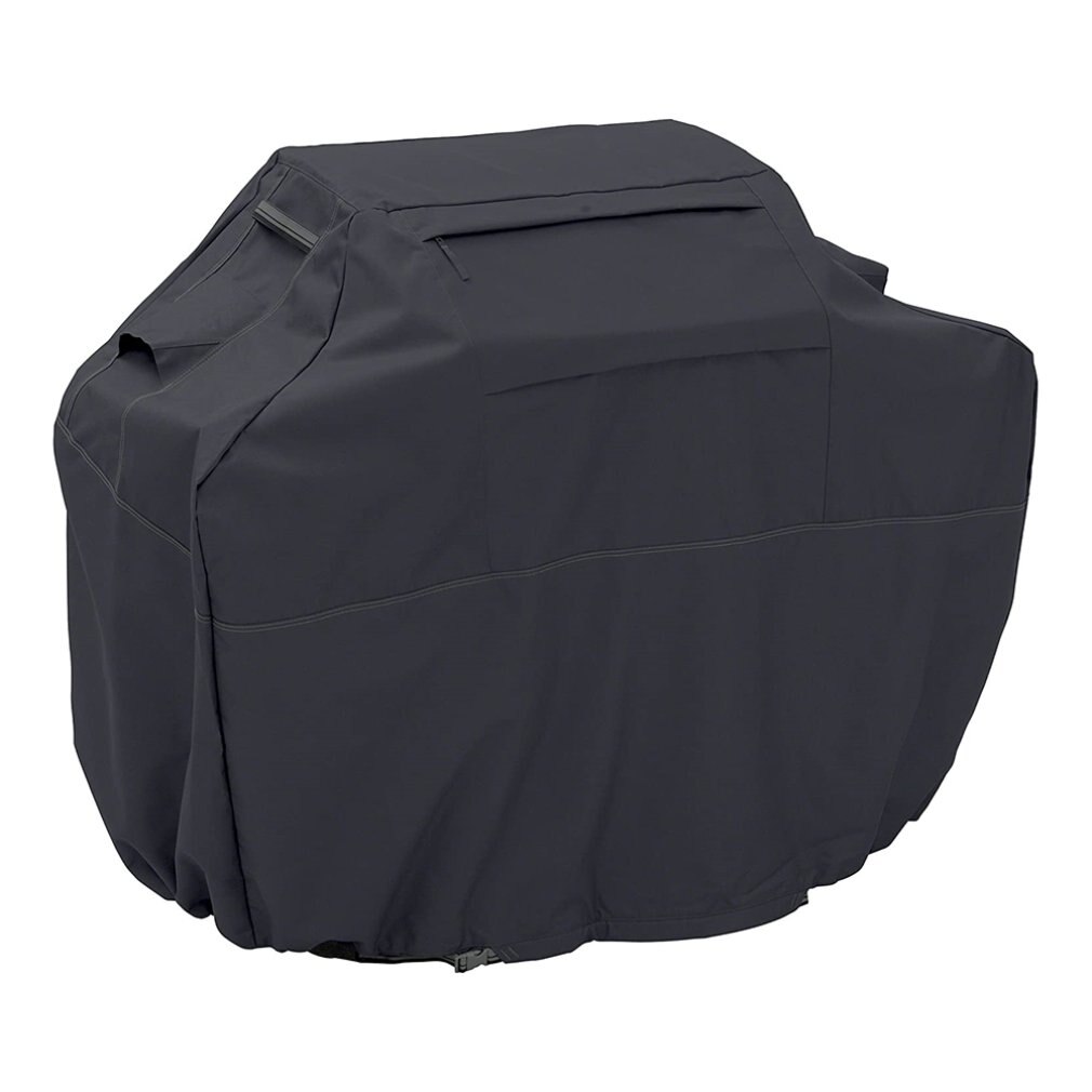 210 dpu polyester grilldeksel grilldeksel utendørs grilldeksel nedre svingtrekkende tau vanntett og støvtett deksel: L