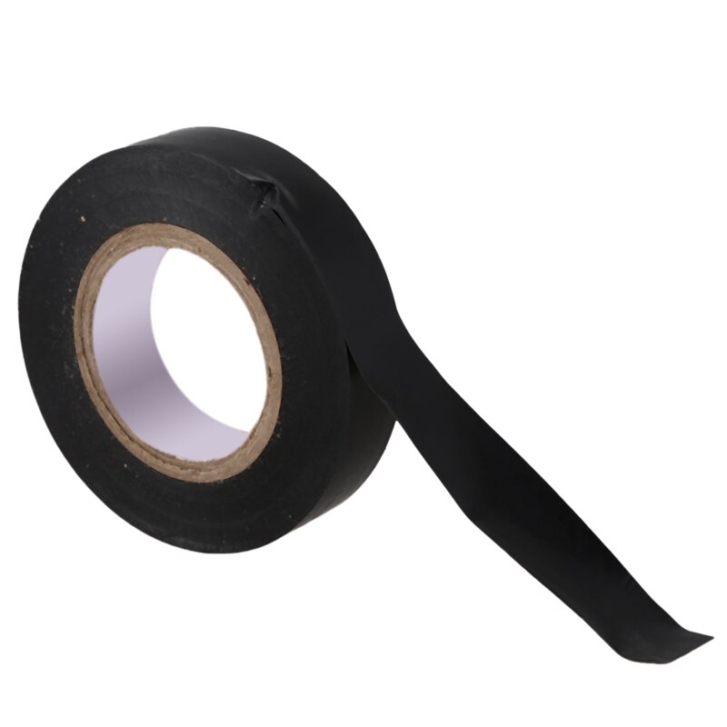 PVC Electrical Wire Insulating Tape Roll Black 20M Length 16mm Wide Black