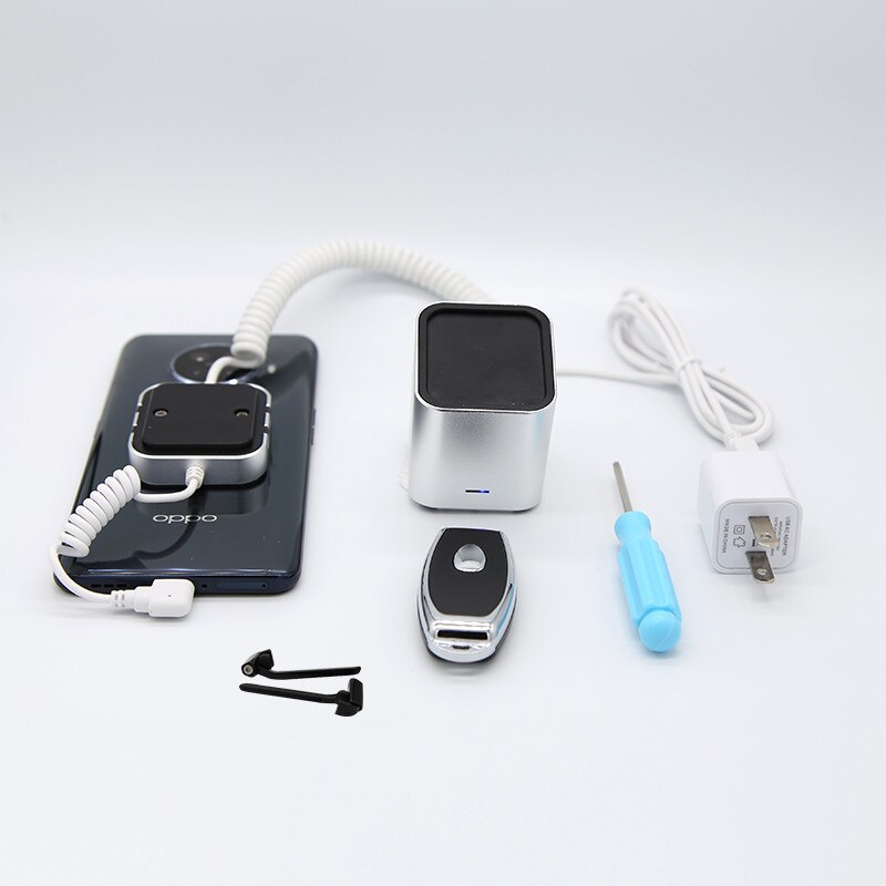 Mobile Phone Security Display Stand Anti Theft Holder For Tablet Alarm System IPhone Burglar Alarm Ipad Display Mount For Retail