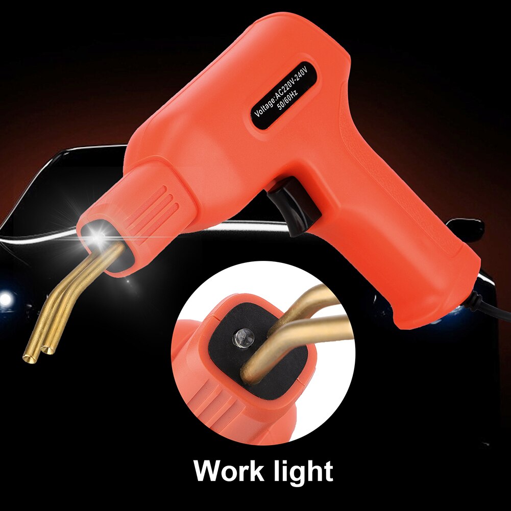 50W Handheld Portable Plastic Welding Machine Garage Tool Stapler PVC Plastic Repair Machine Auto Bumper Repair Stapler