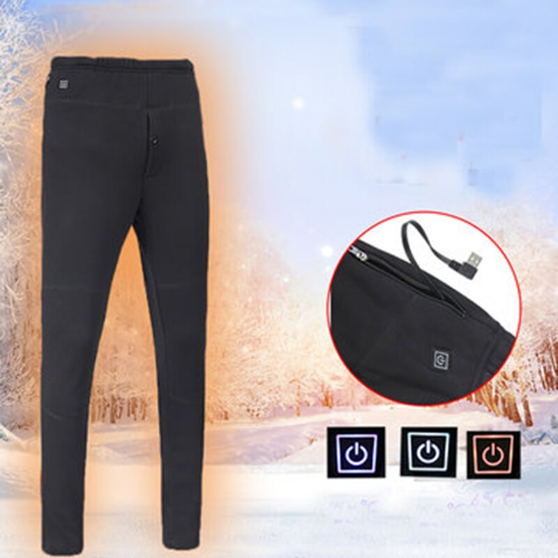 Pantalon chauffant électrique Intelligent pour homme et femme, vêtement d'extérieur, chauffant, USB, idéal pour les loisirs, l'hiver