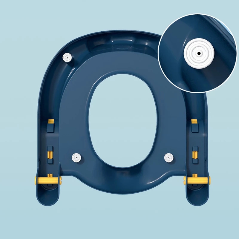 Folding Baby Potty Training Seat Adjustable Ladder Portable Urinal Infant Kids Toilet Training Chair With PU Cushion Step Stool