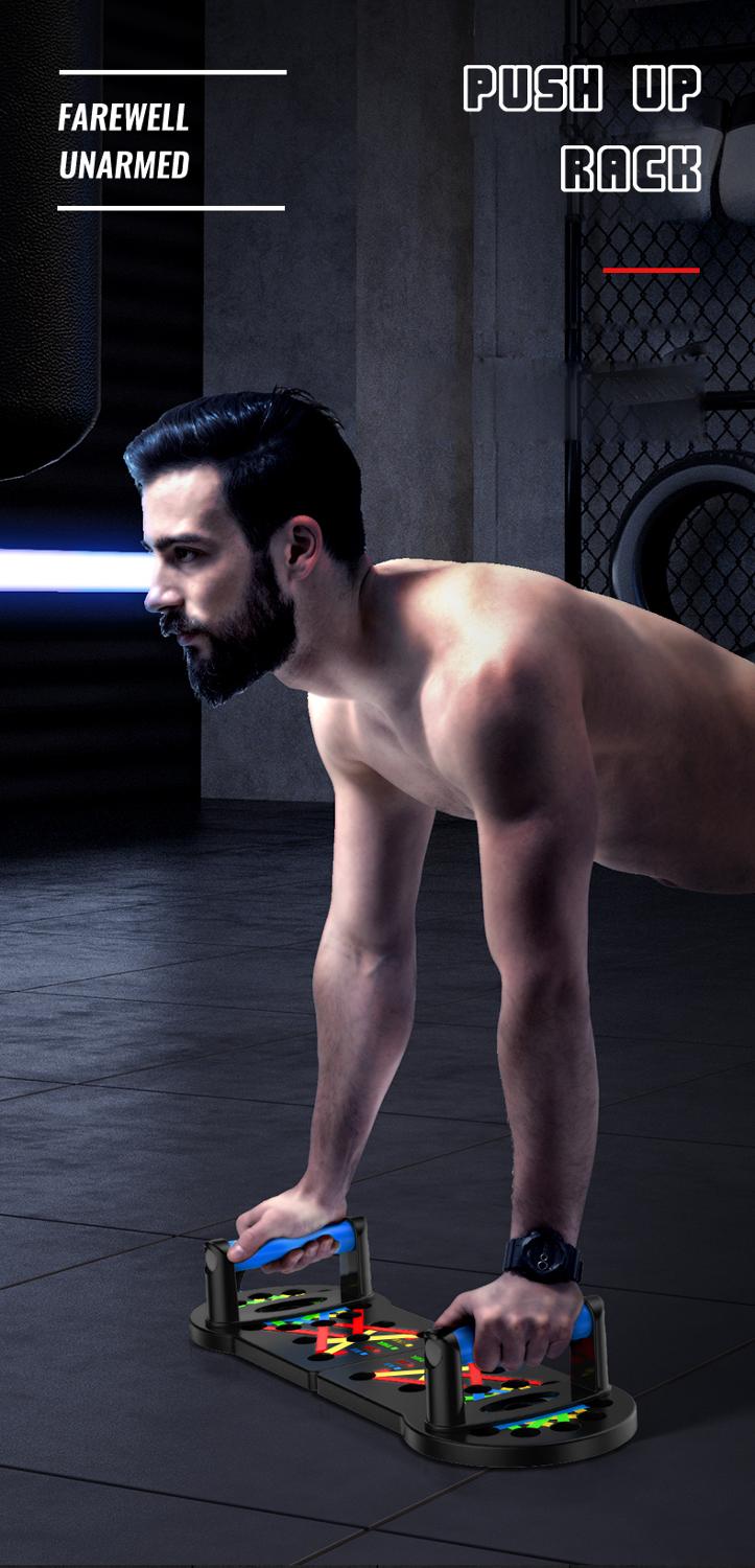 23 in 1 Push Up RACK Training Board Multi-functional Portable Push-up Bracket Board Home Fitness Abdominal muscle strength board