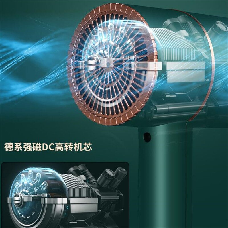 Professionele Negatieve Lon Föhn High Speed Blow Droger Aluminium Krachtige Elektrische Föhn 20 #1110