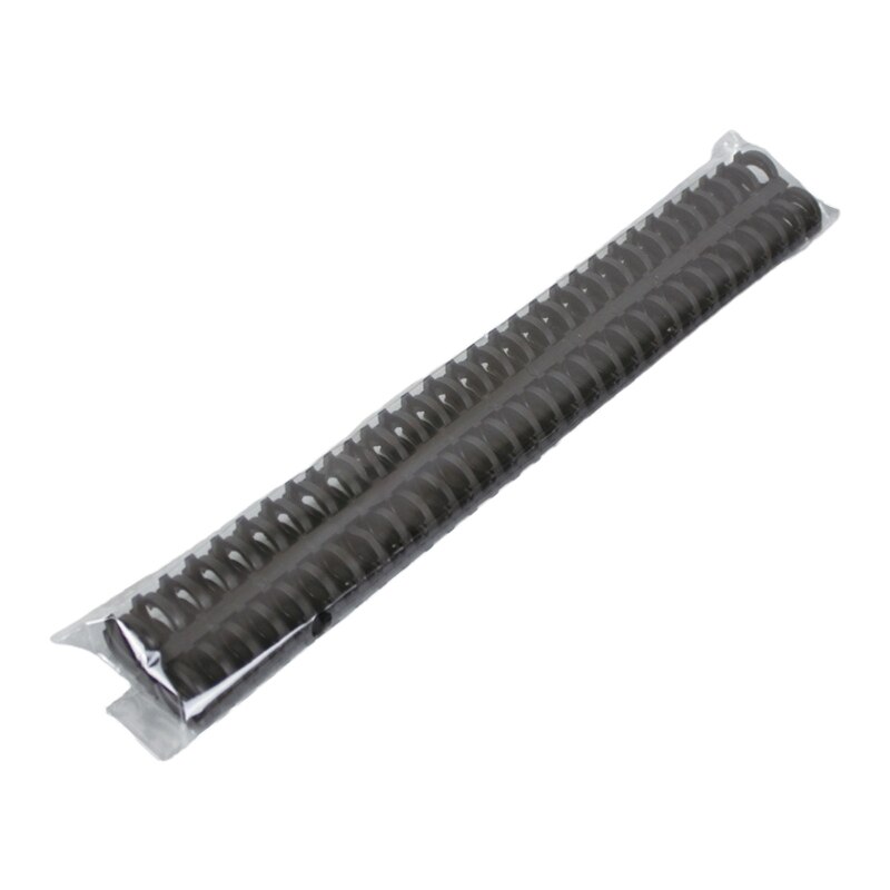 5Pcs 30 Gaten Boek Ring Loose Leaf Binder Spiral Ringen Binding Coil Stekels Plastic Notebook Binder Spiraal Coils Voor diy: BK-12