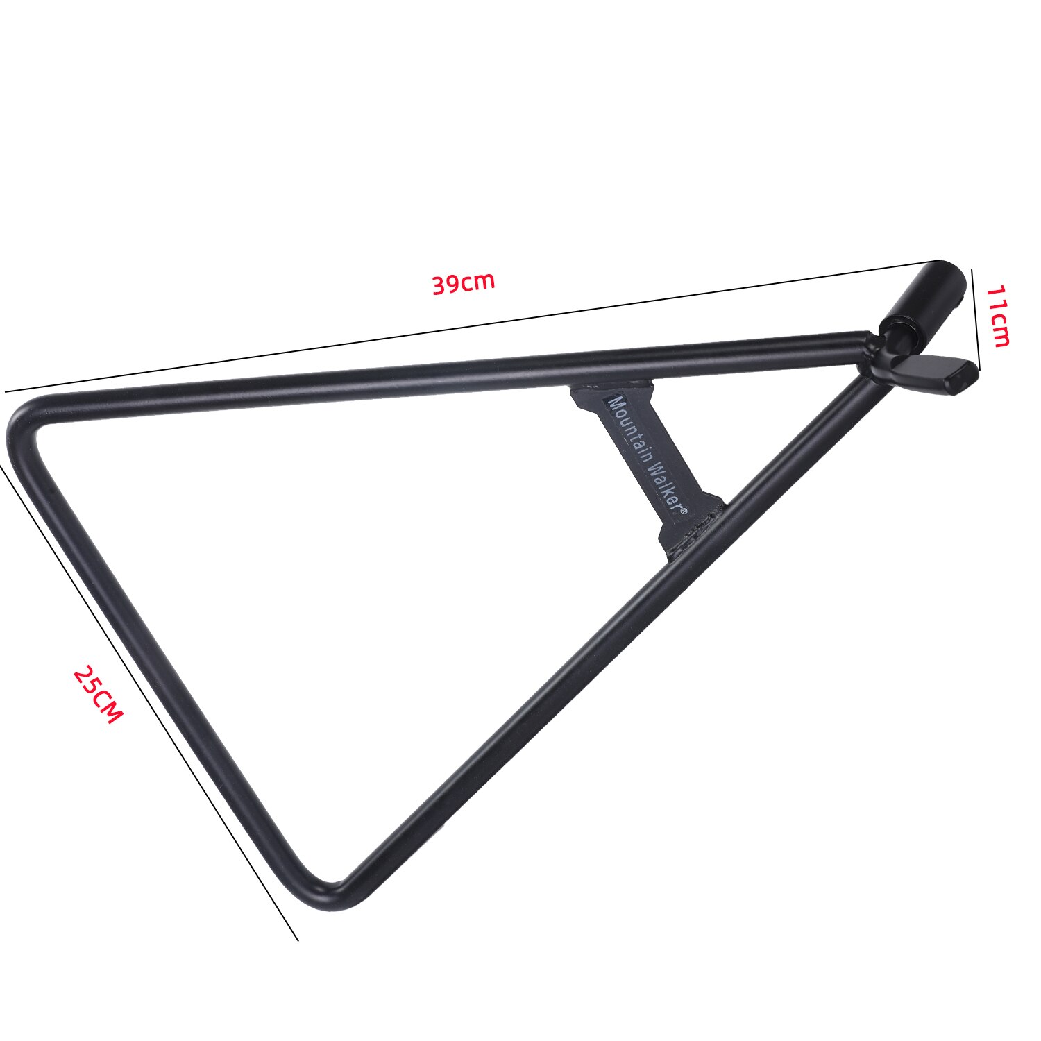 Universella tillbehör svart stål motorcykel triangel sidostöd 39 x 25 x 11cm för smutscykel mx motocross kickställ