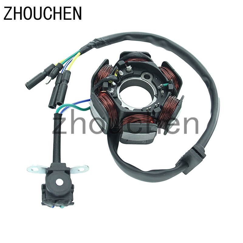 Generator magnetor likström stator motorspolar under elektrisk startmagneto passande för yinxiang 150cc motorer cq -154-1