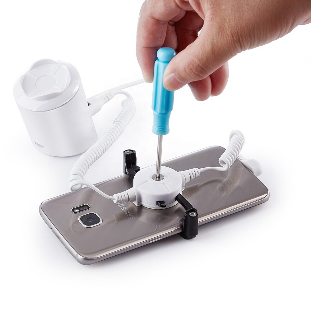 Anti theft device phone alarm security lock prevent theft mobile phone security display stand