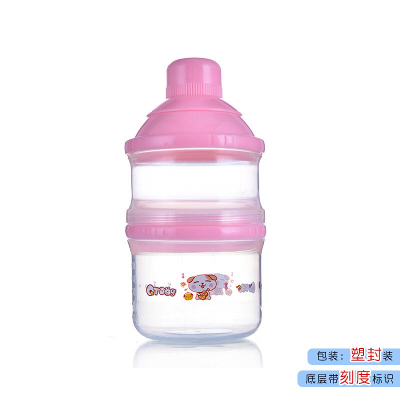1-2 Floor Formula Milk Storage PP Baby Milk Powder Container Melkpoeder Container Outdoor Formula Dispenser: pink-2