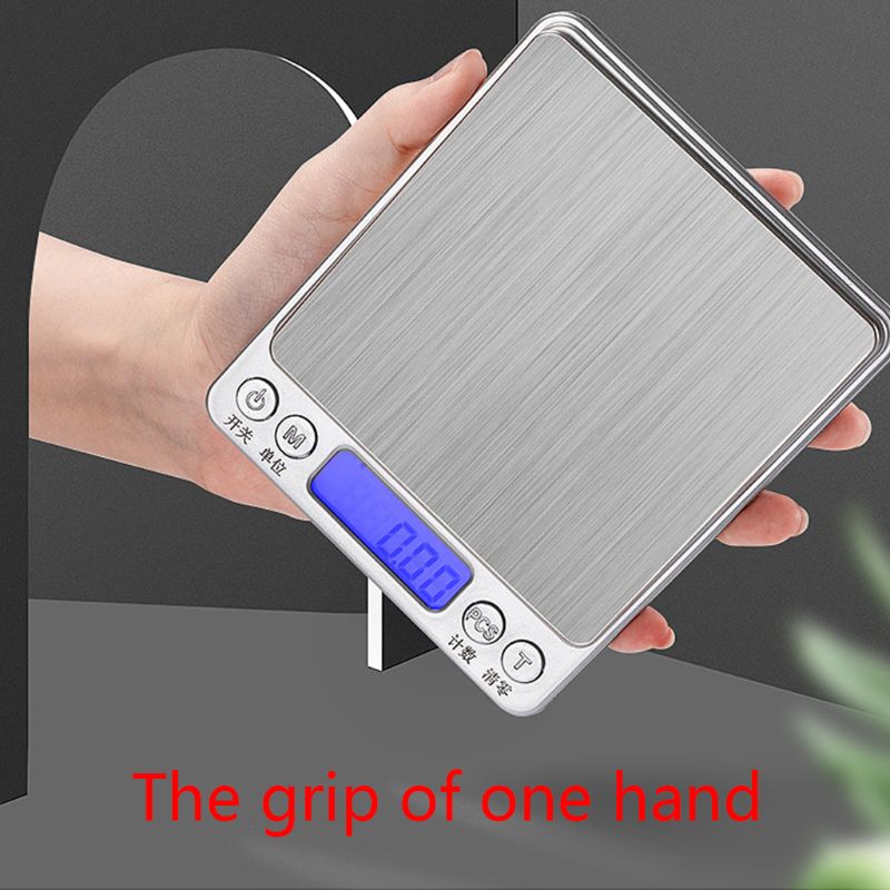 Digital Kitchen Scale Mini Pocket Stainless Steel Precision Electronic Balance