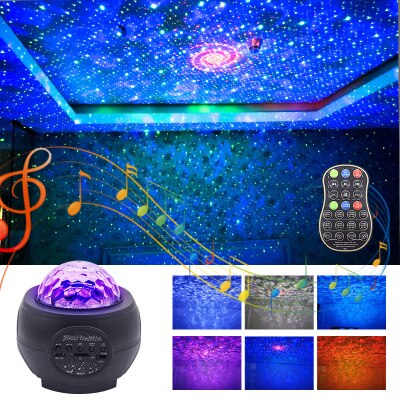 Sterrenhemel Projector Nachtlampje Ingebouwde Bluetooth Speaker Voor Slaapkamer Decoratie Kind Kinderen: Bedroom Lights