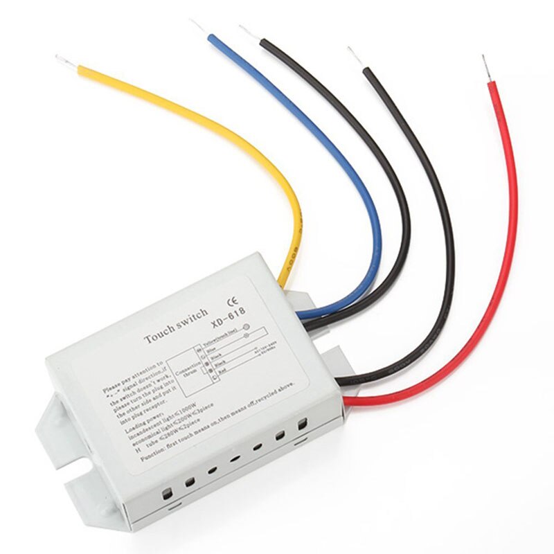 Professionele Licht 220V On/Off Touch Schakelaar voor LED Lamp Licht Pijp XD-618 M25