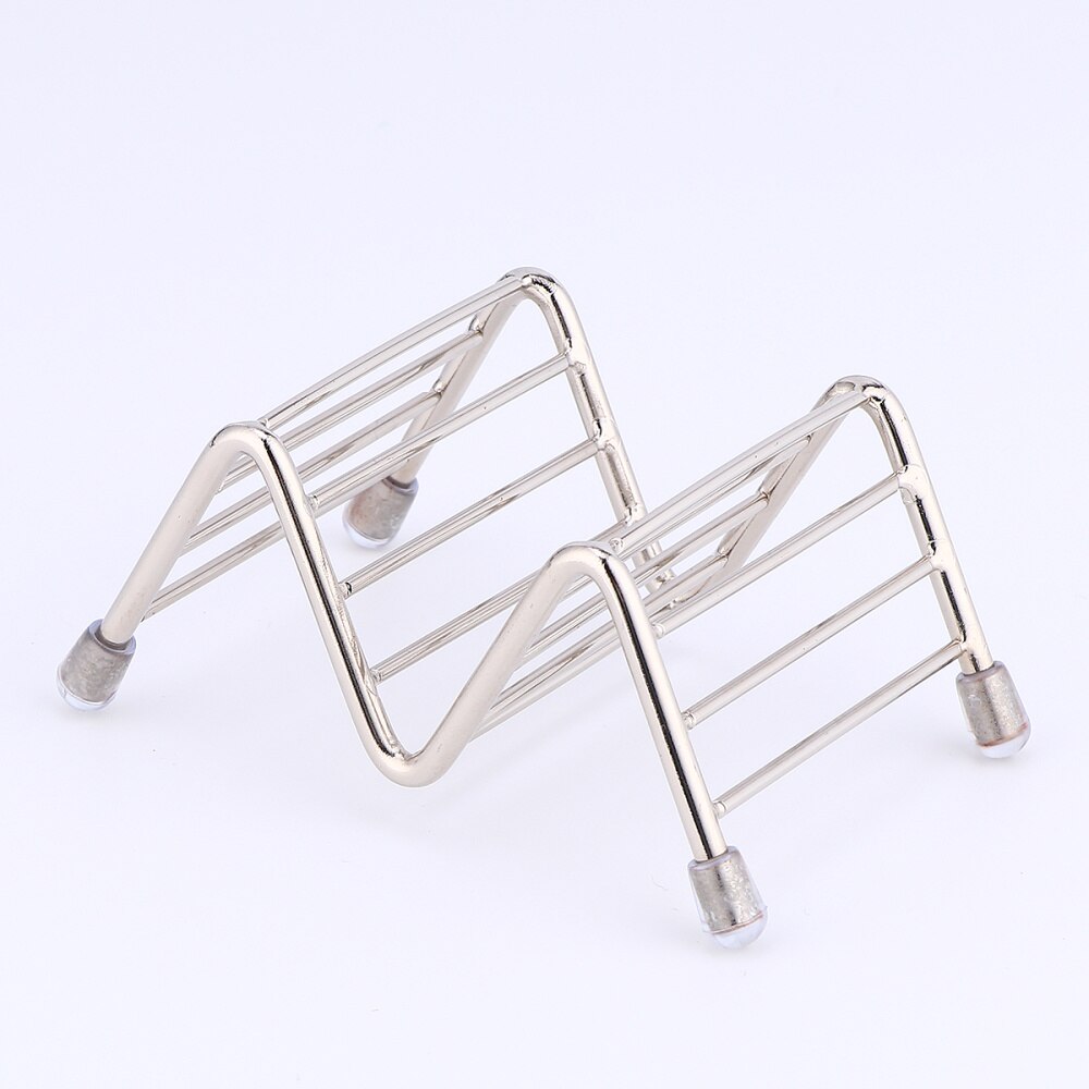 Estante de acero inoxidable para tortillas, estante para tacos, bandeja mexicana para tortitas, soporte de Taco para hogar, restaurante, suministros de repostería para Cocina