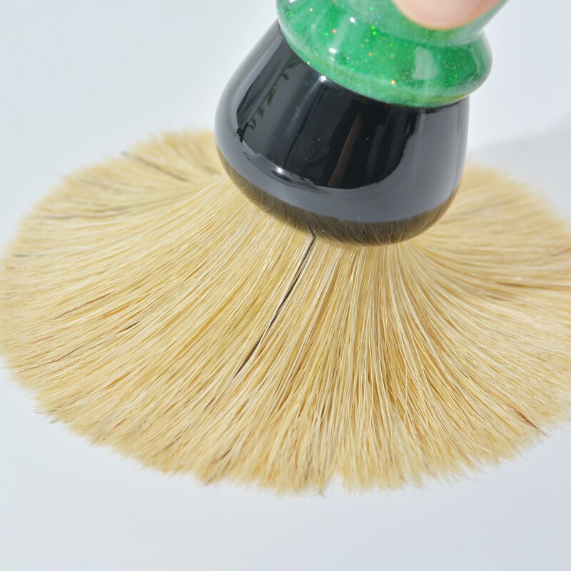 YAQI – brosse de rasage à poignée en poils de sanglier pour hommes, outil de rasage humide de 24MM
