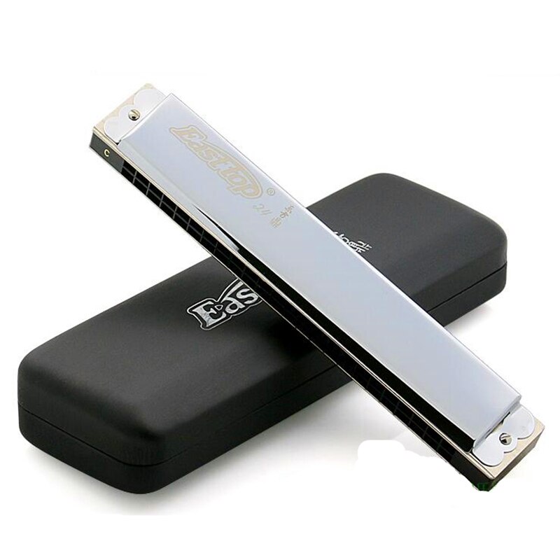 T2406 Easttop 24 Hole Tremolo Harmonica Musical Instrument Harp C Key Mouth Ogans Harmonizer Music Instrument Tremolo Harmonica