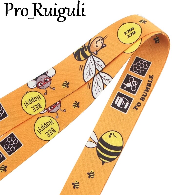 Bee Klassieke Stijl Lanyard Voor Sleutels De 90S Telefoon Werken Badge Houder Nek Bandjes Met Telefoon Hang Touwen Omboordsels lint