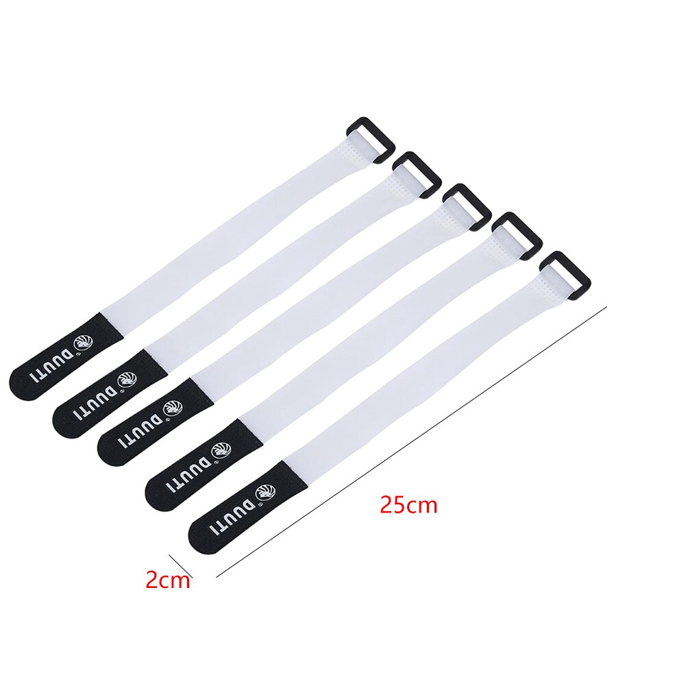 Fiets Stuur Band Racefiets Stuur Fixed Tape Fiets Tie Touw Fietsen Voor Pomp Water Fles Bevestiging Bands 5Pcs: white