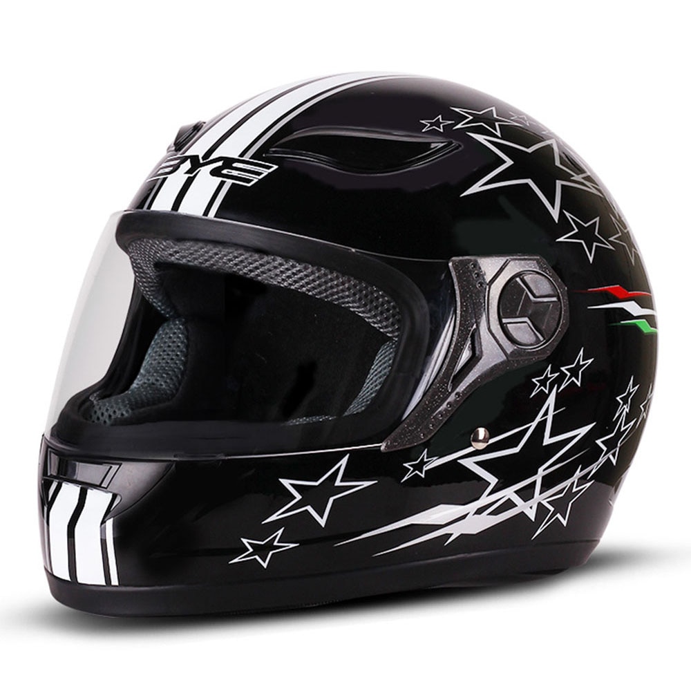 BYE Motorhelm Motorcross Crash Helm Ademend Comfort Moto Reizen Integraalhelm Voor Motorfiets