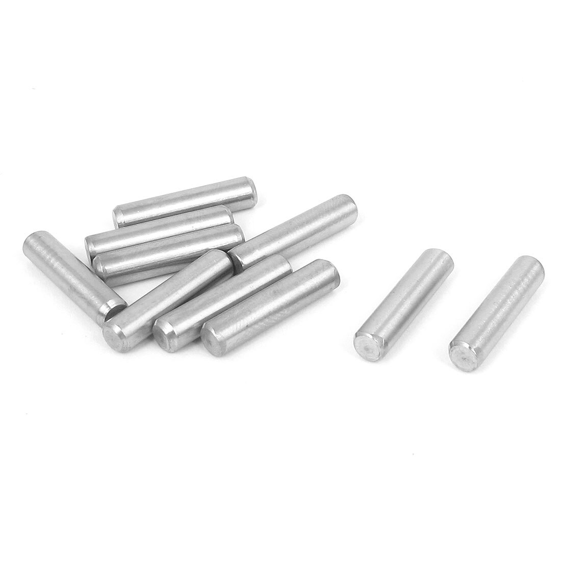 10 Edelstahl-Rundstäbe 2x100 Mm – 304er, Rostfrei, Glatt, Für Modellbau Und Antriebswellen