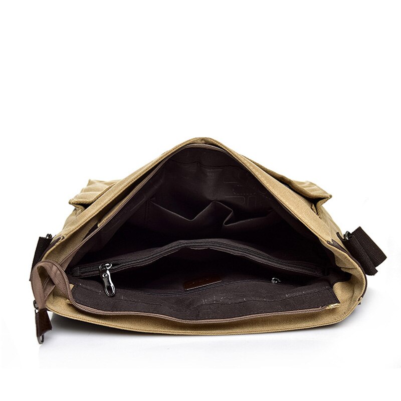Zakelijke tas canvas aktetas grote heren schoudertas heren crosstas documenten opbergtas notebook tas voor laptop handtassen crossbody