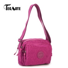 TEGAOTE Small Wome Shoulder Bags Female Purse Luxury Brand Flap Mini Tassen Beach Crossbody Bag Bolso Mujer Nylon