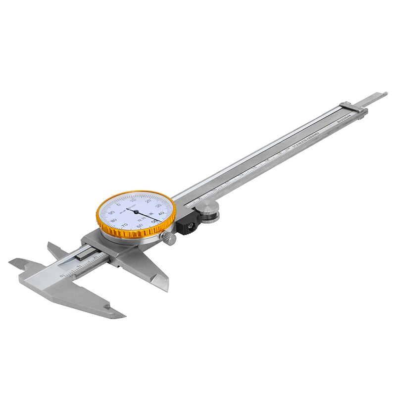 150 mm 0.01 mm Dial Vernier Caliper Metric Gauge Double Shock-proof Stainless Steel Precision Vernier Calipers Measuring Tools