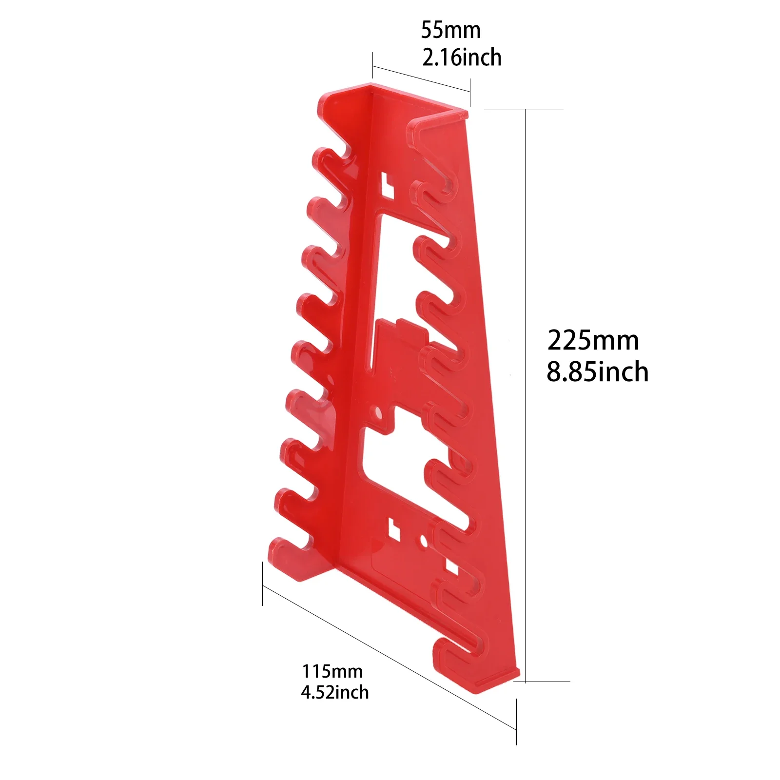Ganchos para tablero perforado ABS, piezas de herramientas montadas en la pared, caja de almacenamiento, estante, placa, componentes, herramienta, tablero colgante, gancho de garaje, 10/5/2/1 ud.: Azul oscuro