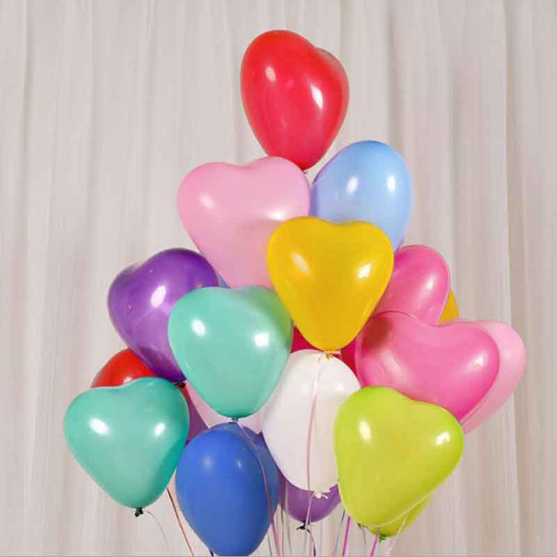 10Pc Red Pink Balloons 10Inch Love Heart Latex Balloons Wedding Marriage Birthday Party Decor Inflatable Helium Globos Proposall