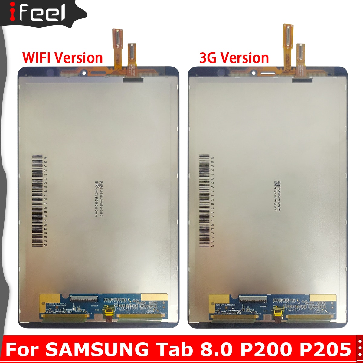 Lcd Voor Samsung Galaxy Tab 8.0 SM-P200 SM-P205 Lcd-scherm Touch Screen Assembly Replacment P200 /P205 Wifi/3G