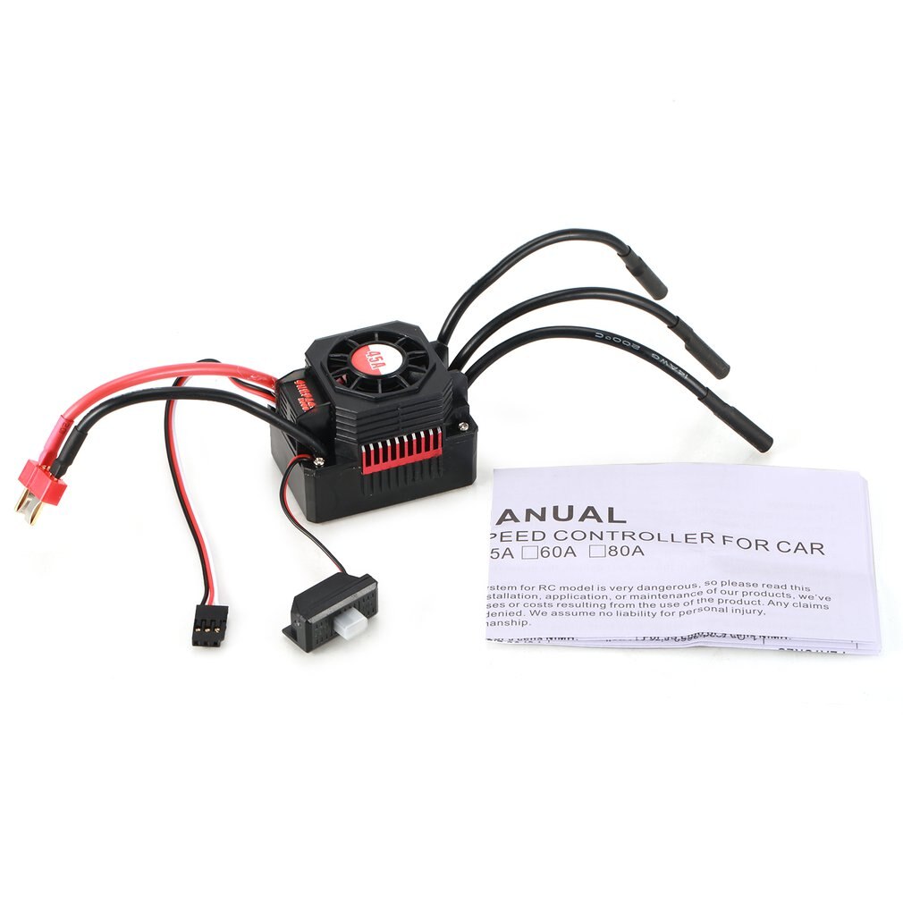 Surpasshobby Kk 25A Waterdichte Sensorless Brushless Speed Controler 2S Esc Voor 1:20 1:18 1:16 Rc Auto Model: Default Title