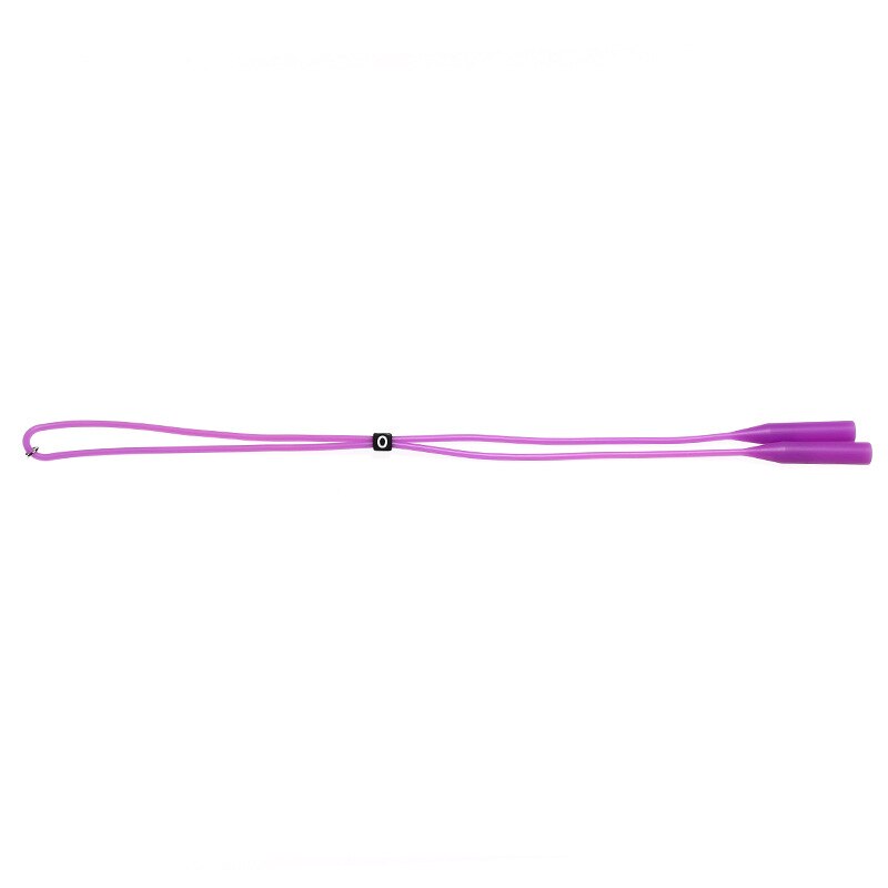 Bunte Einstellbare Silikon Brillen Band Kette Sport Anti-Unterhose Schnur Sonnenbrille Seile Band Kabel Halfter Gläser Beine Teile: A-Violett