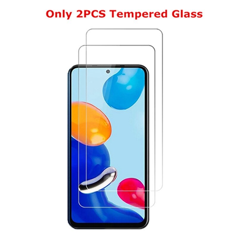 Protecteur d&#39;écran pour Xiaomi Redmi Note 11 Pro, en verre trempé 4 en 1, Film de protection d&#39;objectif d&#39;appareil photo: 2PCS Tempered Glass / Redmi Note 11S