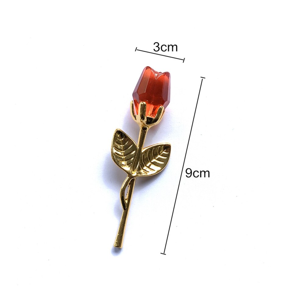 1 stk bryllup valentines day krystallglass rose kunstig blomst valentine til kjæresten bryllup for gjest