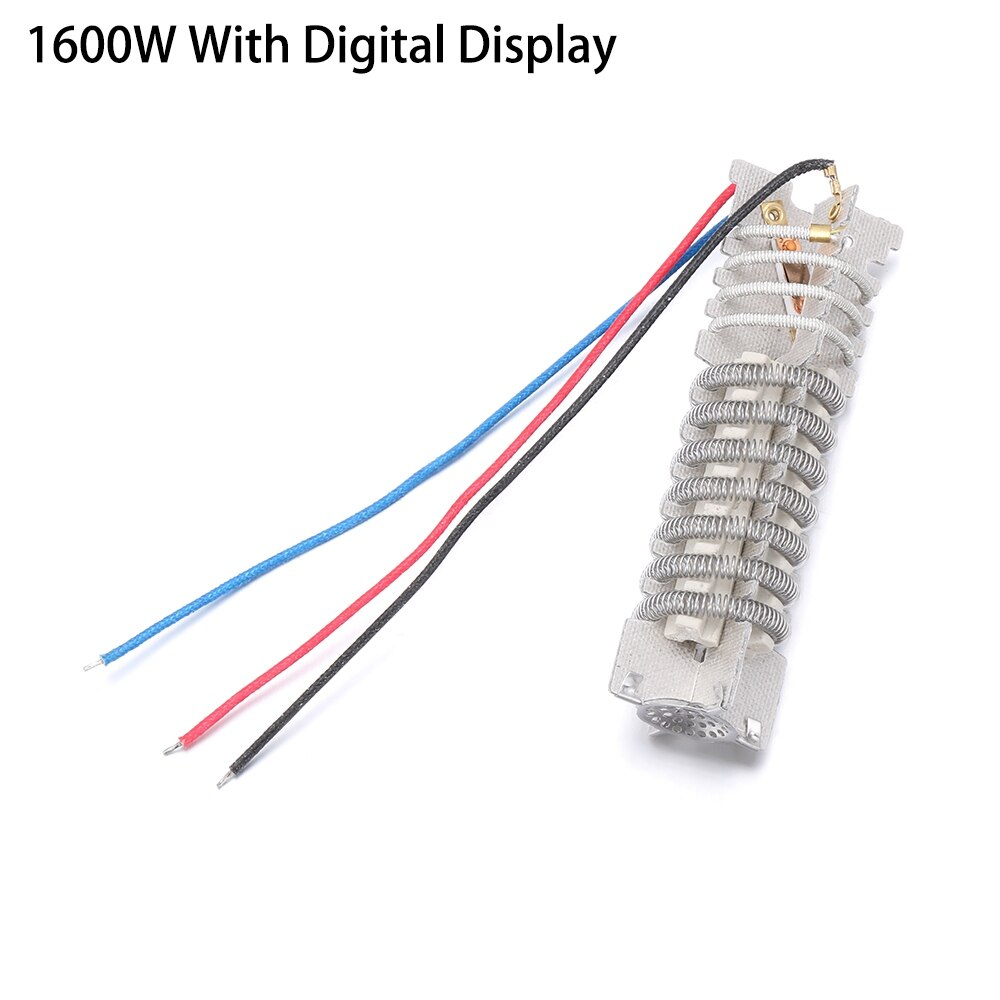 1pc élément chauffant pour pistolet à Air chauffage pour bâtiment sèche-cheveux avec LCD affichage numérique Kit de remplacement de chaleur gaufrage