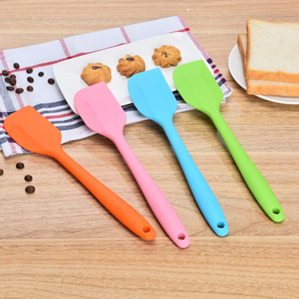 Baking Scraper Shovel Bakery Cake Baking Tool Food Grade Non Stick Spatula Butter Spoon Cooking Silicone Spatula Rubber