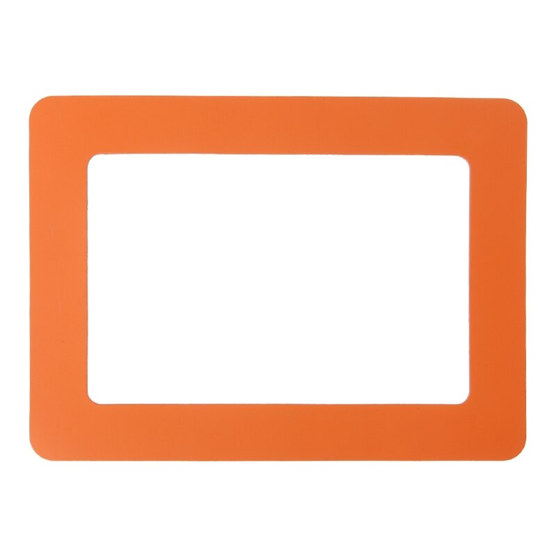 Diy Kleurrijke Magnetische Fotolijsten Koelkast Magneet Photoframe: Oranje
