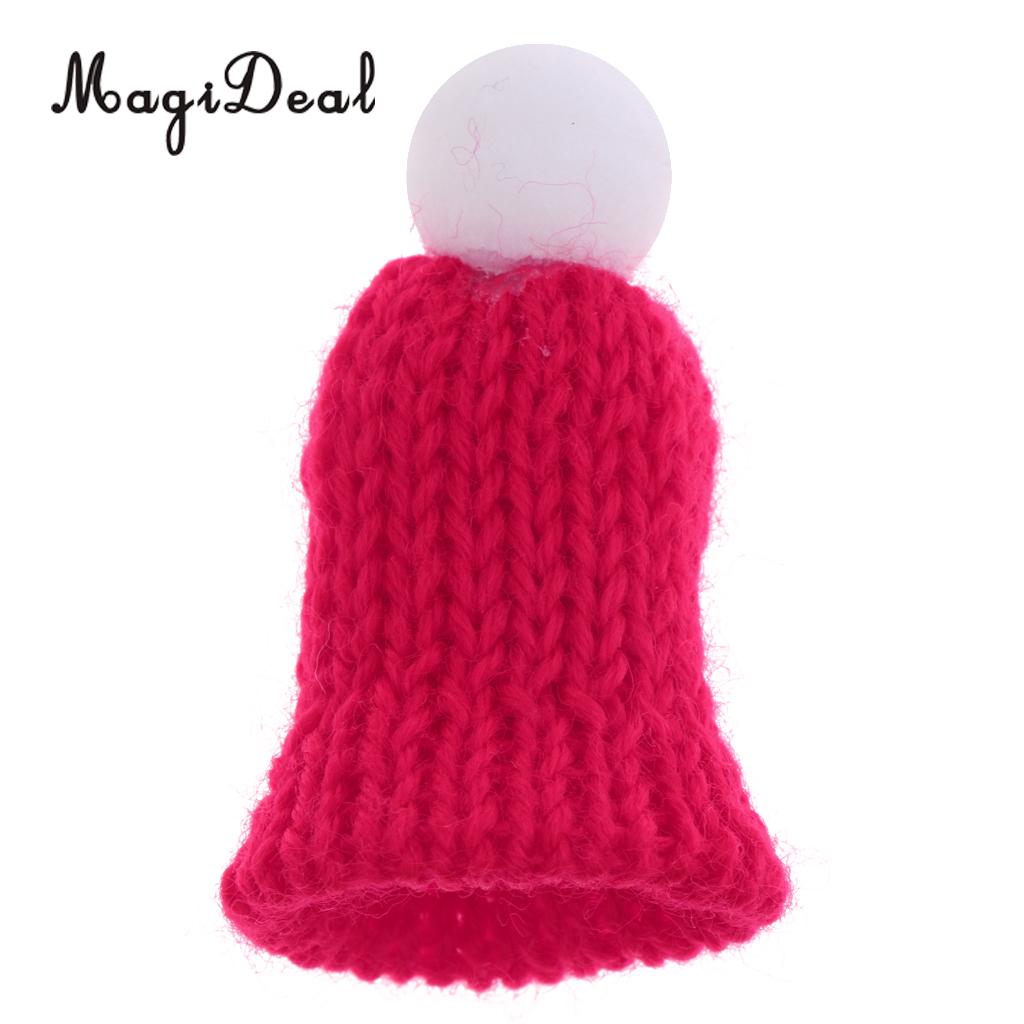 1/12 Schaal Dollhouse Miniatuur Scène Beanie Hoed Leuke Winter Skate Cap Party Kleding Accessoires Decoratie 10 Kleuren