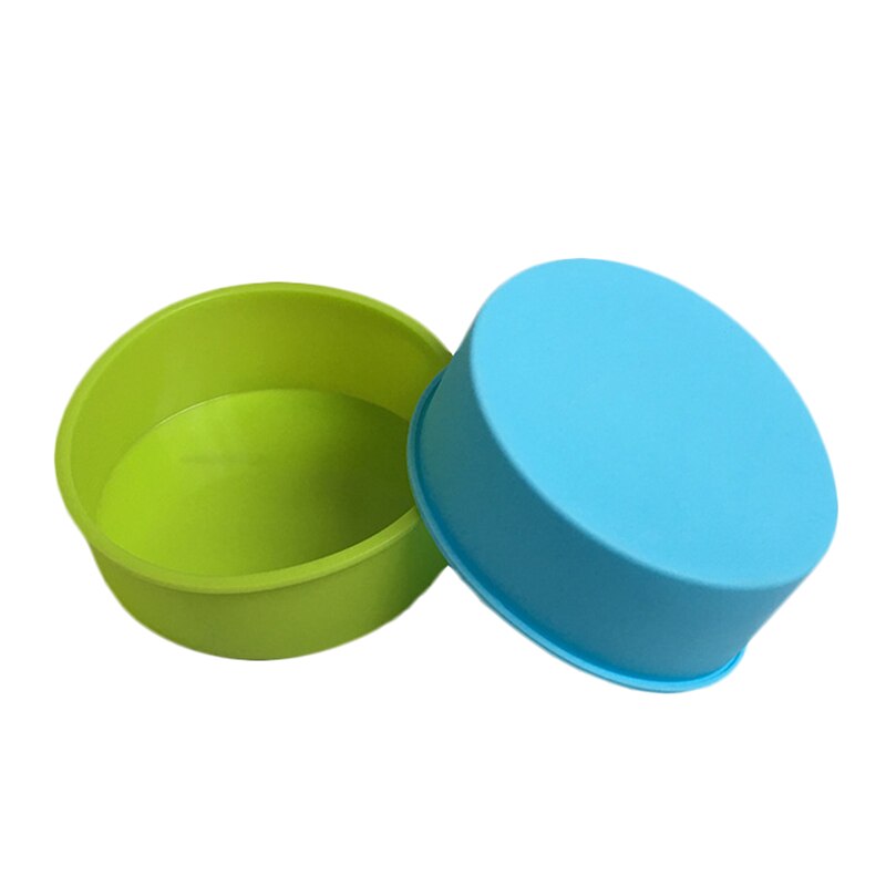 4/6/8 pulgadas cocina molde de la bandeja de silicona molde para tortas Pan para hornear herramienta Cookie bandeja Pan fino pastel molde de herramientas de cocina