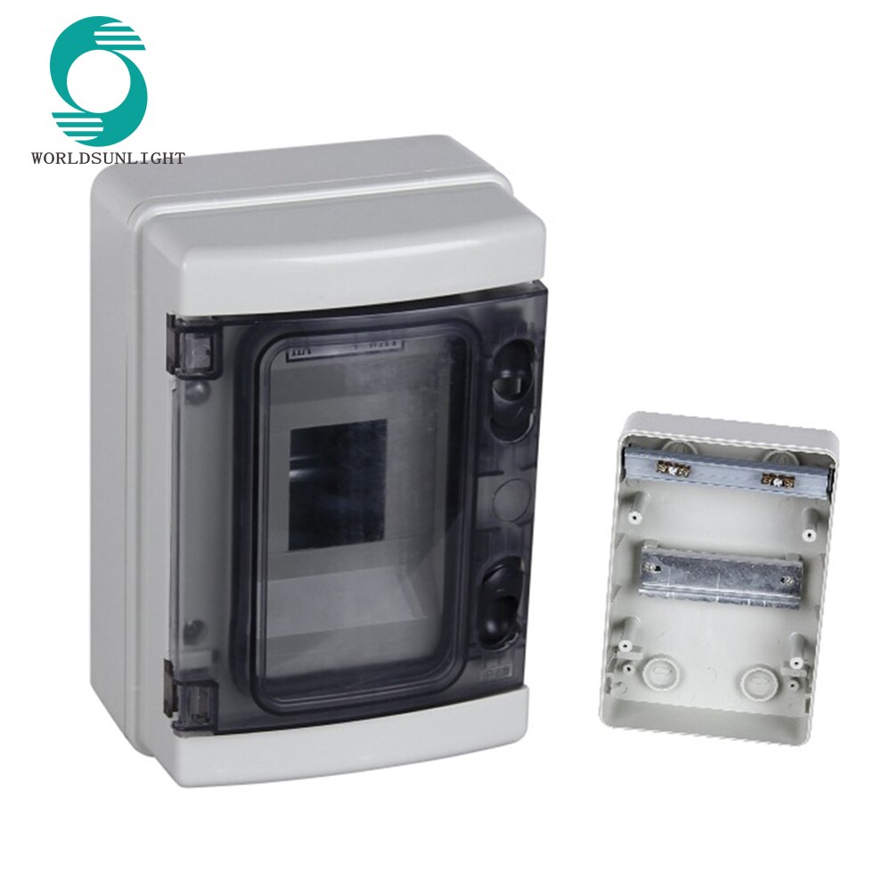 Plastic Circuit Breaker PC Distribution Box Distribution Protection Box For 4 Ways Circuit Breaker Indoor On The Wall