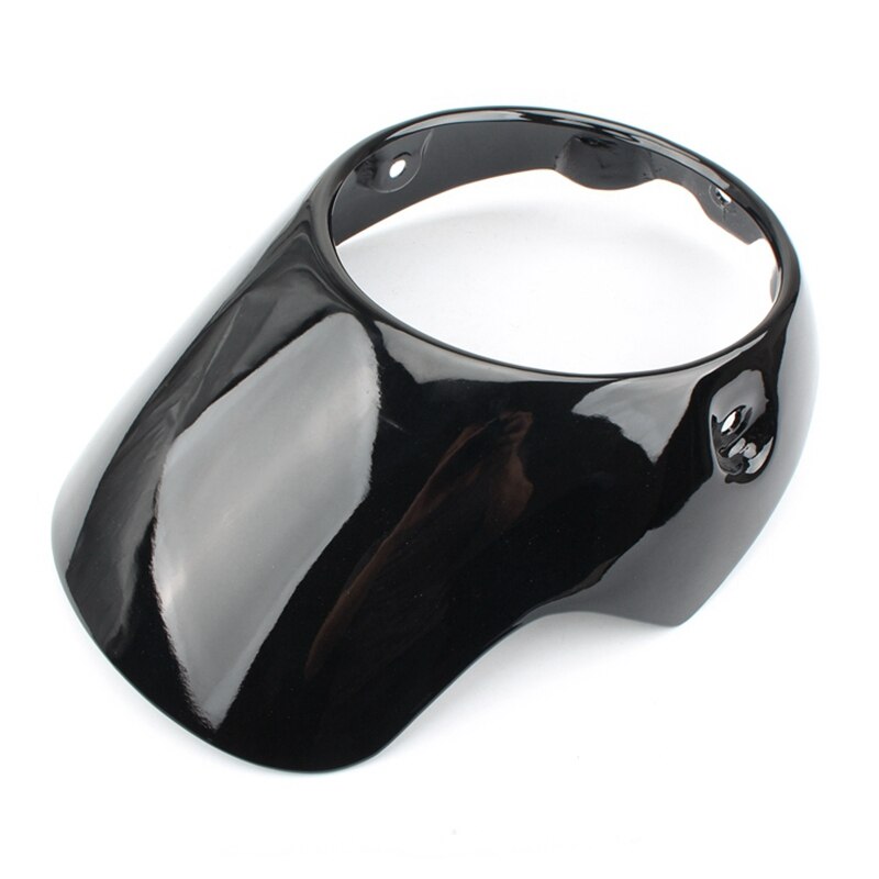 Motorrad Scheinwerfer Verkleidung Maske Gugel für Triumph BONNEVILLE T100 T120 SE Thruxton 900 Scrambler 2001 Schwarz Glänzend: Ursprünglich Titel