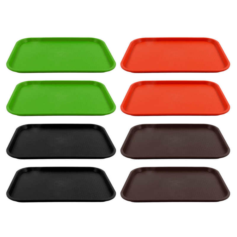Food Service Tray Fast Food Tray Rectangular for Dessert Shops for Cafes for Restaurants