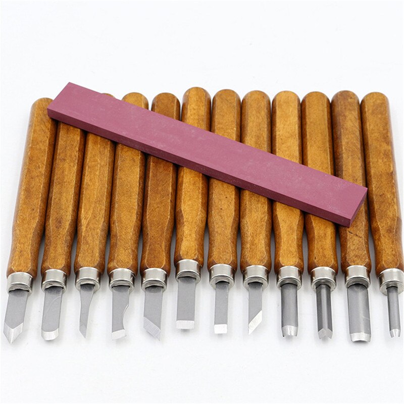 12 PCS Wood Carving Hand Chisel Set Kit Woodworking Tools Perfect For Beginner Chisel DIY Detailed Hand Tools