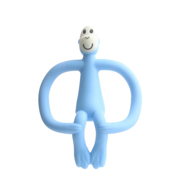 Hoge 1Pc Cartoon Aap Siliconen Peuter Molaren Pijnbestrijding Tool Kids Bijtring Ketting Tandjes Kralen Kraamcadeau: G