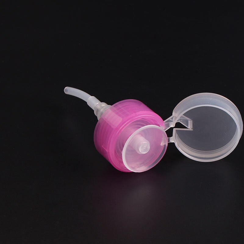 1 Pcs Lege Helder Pomp Dispenser Parfumflesjes Container Voor Aceton Polish Remover Vloeistof Essentiële Olie Reizen Flessen 150 ML