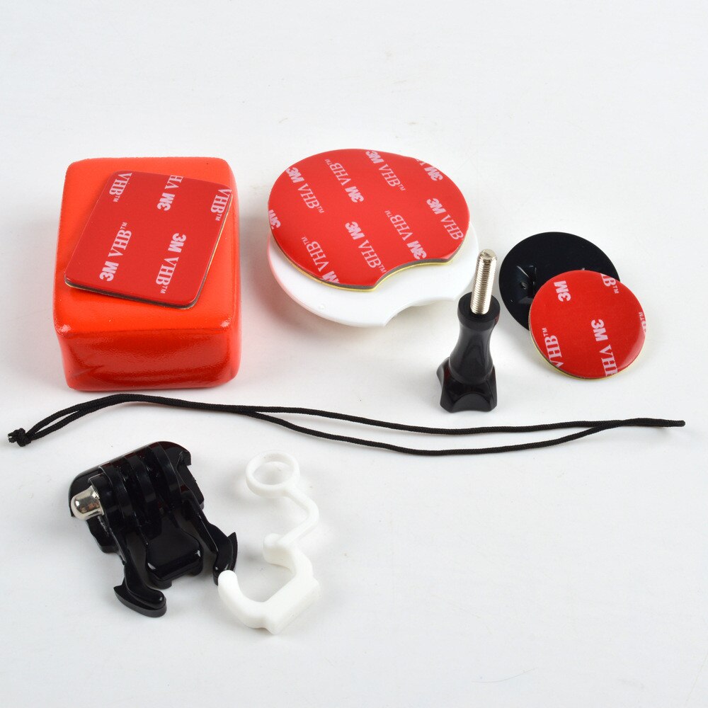 Kit de surf 8 en 1 juego de montaje de verano subacuático tabla de surf Self Stick para Gopro Hero 8/7/6/5/4/3/3 + Xiaomi Yi