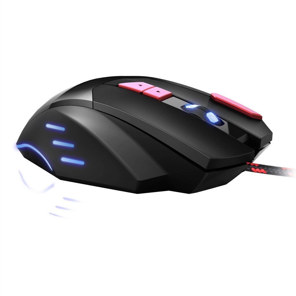 BLOODBAT GM18 Wired Gaming Low noise Ergonomic Computer Silent PC Laptop Mouse Ergonomic 3200DPI 4Gears Optical Mice