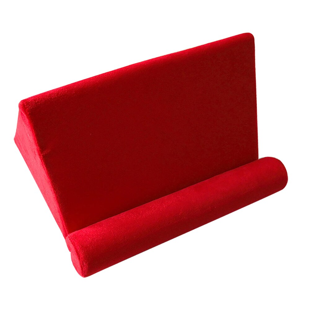 Tablet Pillow Holder Stand Book Rest Reading Support Cushion for Home Bed Sofa GK8899: Red