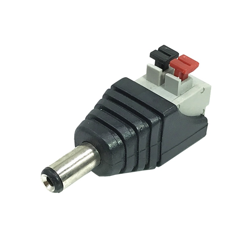 5pcs/lot DC Connector Plug DC USB Welding-Free DC Connector Monitoring Power Plug DC Connector to Terminal 5.5x2.1mm